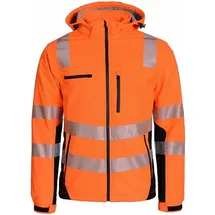 Prevent Softshelljacke, Gr. L orange/schwarz Gr. L