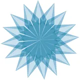 Faltblätter Transparentpapier, 14 x 14 cm, 42g/qm, 100 Blatt (Hellblau)
