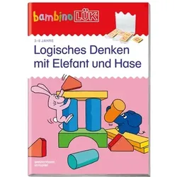 LÜK 247504 bambinoLÜK 3/4/5 Jahre Logisches Denken mit Elefant und Hase