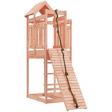 vidaXL Spielturm mit Kletterwand Massivholz Douglasie