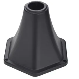 Outsunny Solar Gartenleuchte mit 3 Lampen 51,5 x 182,5 cm schwarz
