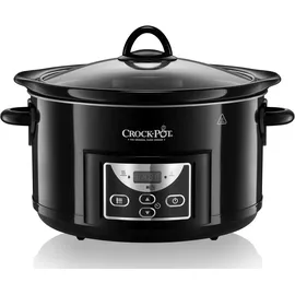 Crockpot SCCR507 SlowCooker 4.7L zwart, Dampfgarer + Reiskocher, Schwarz