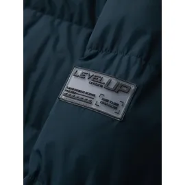 Ombre Wintermantel blau M