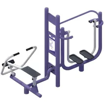 JV Möbel Kraftstation lila 119 cm X 83 cm X 246 cm