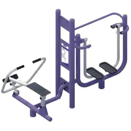 JV Möbel Kraftstation lila 119 cm X 83 cm X 246 cm