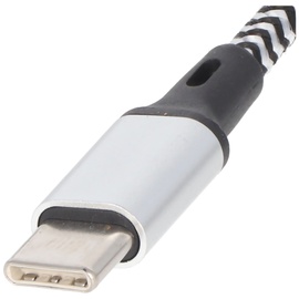 Heitech Multi USB-Ladekabel 3 in 1 USB-8-pin,USB-C,Micro-USB/Stecker USB-A-Stecker