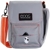 DOOG Leckerlibeutel Schultertasche 18 - 24 x 25 x10 cm grau