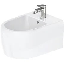 Duravit Collection One Bidet Qatego 38,5x57cm, m HL, ÜL, Hahnloch, we hgl
