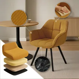 CLP Esszimmerstuhl Jordi Cord, orange