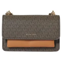 Michael Kors Claire Schultertasche Kunstleder Brown