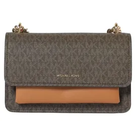 Michael Kors Claire Schultertasche Kunstleder Brown