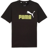Puma Herren ESS+ 2 Col Logo Tee schwarz