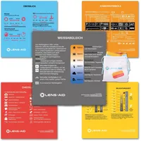 5er Set Mikrofaser-Reinigungstücher in praktischem Aufbewahrungsbeutel: Mikrofasertuch für Kamera Objektiv, Filter, Display, Notebook, Smartphone und als Brillen-Putztuch (5er Set (Special Edition))