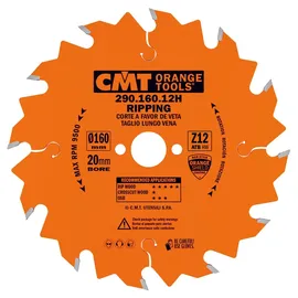 CMT 290.160.12H Handkreissägeblatt 160 x 2,2 x 20 Z=12