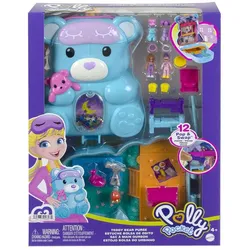 Mattel HGC39 - Polly Pocket - Teddybär Handtaschen-Spielset