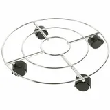 Siena Garden Pflanzenroller Chrom Ø 35 cm