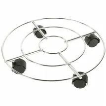 Siena Garden Pflanzenroller Chrom Ø 35 cm