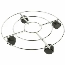 Siena Garden Pflanzenroller Chrom Ø 35 cm