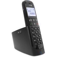 Doro Magna 2005 schnurloses DECT-Telefon mit integriertem Anrufbeantworter/extra lauter Anrufsignalisierung schwarz