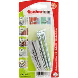 fischer Universaldübel UX 10 x 60 WH K SB-Karte