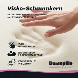 DUNLOPILLO Nackenstützkissen Climate Control 40 x 60 cm Weiß