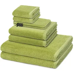 Vossen Vegan Life Handtuch-Set (8-teilig) Avocado Grün 