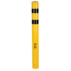 Rammschutzpoller Stahl verzinkt, 1200 x Ø159mm, zum Einbetonieren
