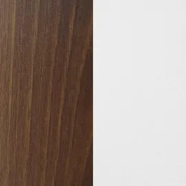 HJH Office Eckschreibtisch Workspace XL Walnuss / Weiß