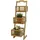 Mendler Regal HWC-M21, Standregal Badregal Ablageregal Wohnregal mit 3 Körben, Bambus 77x23x30cm
