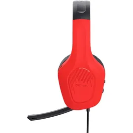 Trust GXT 416S Zirox Federleichtes Gaming-Headset, Schwarz/Cyan/Rot