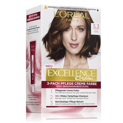 L'Oréal Paris Excellence Crème Nr. 5.3 - Helle Kastanie farba do włosów 1 Stk