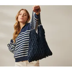 Tchibo - Netztasche - dunkelblau