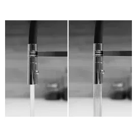 VIZIO BOD 3 Wege Wasserhahn Einhebelmischer Silber