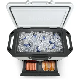 Ninja Kühlbox FrostVault FB151EUWH mit Trockenzone Wolkenweiß 47 l