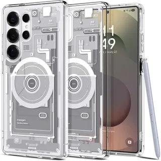 SPIGEN Ultra Hybrid MagSafe Zero One White Samsung Galaxy S25 Ultra