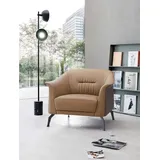 Xlmoebel Loungesessel Cocktailsessel Sessel Sofa Couchen für gemütliche Abende (1-St., Cocktailsessel), Made in Europa braun