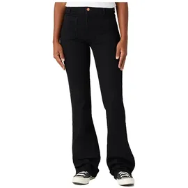 Wrangler Flare Jeans Schwarz 32 32