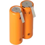 AccuCell Rasiererakku NiMH 2,4V 1200mAh mit Lötfahnen ersetzt Philips 138 10609
