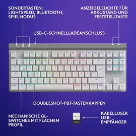 Logitech G515 Lightspeed TKL Tactile DE