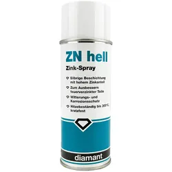 Diamant Zink-Spray silbrig, Sprühdose mit 400 ml Inhalt