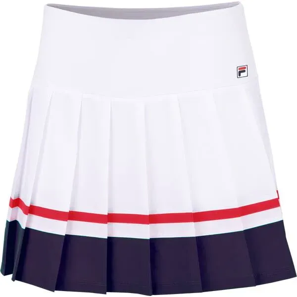 FILA Damen Hosenrock Skort Sabine, white / navy comb., 44