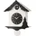 AMS Pendelwanduhr W7391 30,0 schwarz