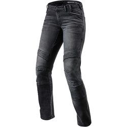 Revit Moto Damen Motorrad Jeans, schwarz, Größe 32