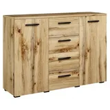 matkam Kommode 120 x 84,5 x 35 cm Wotan Eiche