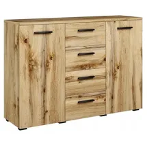 matkam Kommode 120 x 84,5 x 35 cm Wotan Eiche