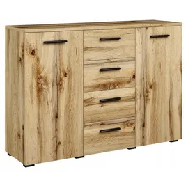 matkam Kommode 120 x 84,5 x 35 cm Wotan Eiche