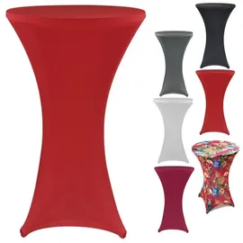 heimtexland Stehtischhusse Stretch rot