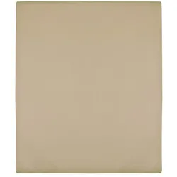 Spannbettlaken Jersey Taupe 90x200 cm Baumwolle