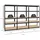 Proregal Schwerlastregal Metall 180x90x60 cm schwarz 5 Ebenen