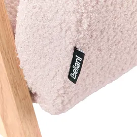 Beliani Kindersessel Linde Bouclé 0 x 0 x 0 cm Pastellrosa